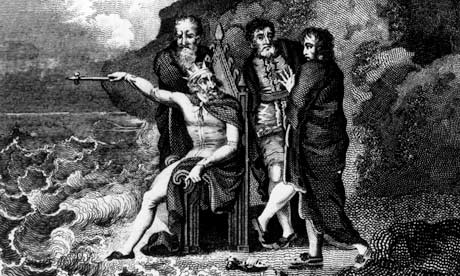 king canute on the beach